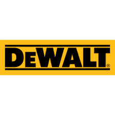 A yellow and black logo of dewalt