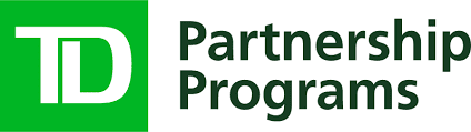 A green and white logo for the partners program.