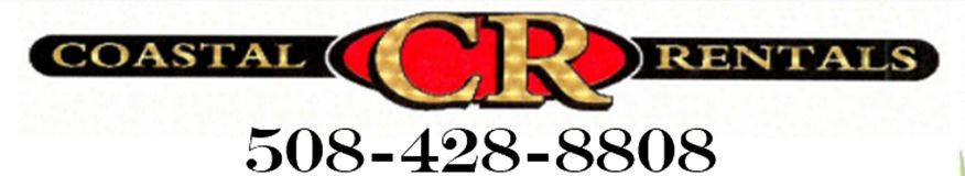 A red and gold logo for the crr.