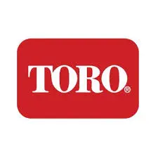 A red and white logo of toro.