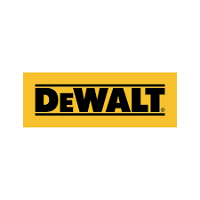 A yellow and black logo of dewalt
